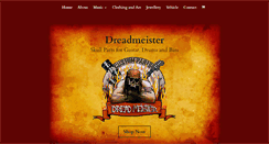 Desktop Screenshot of dreadmeister.com