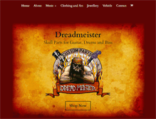 Tablet Screenshot of dreadmeister.com